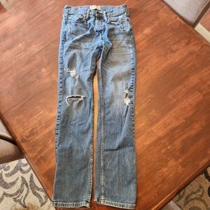 Abercrombie kids distressed jeans 15/16